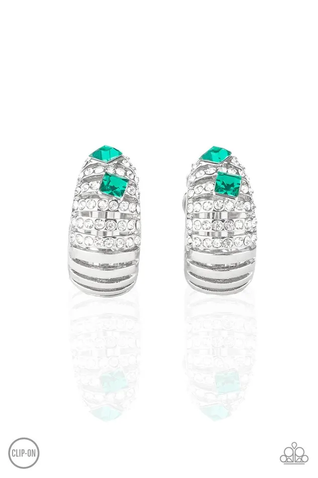 Paparazzi Earring Bank Tank Green Paparazzi Jewelry Earrings Paparazzi Earring Bank Tank Green Paparazzi Jewelry Earrings