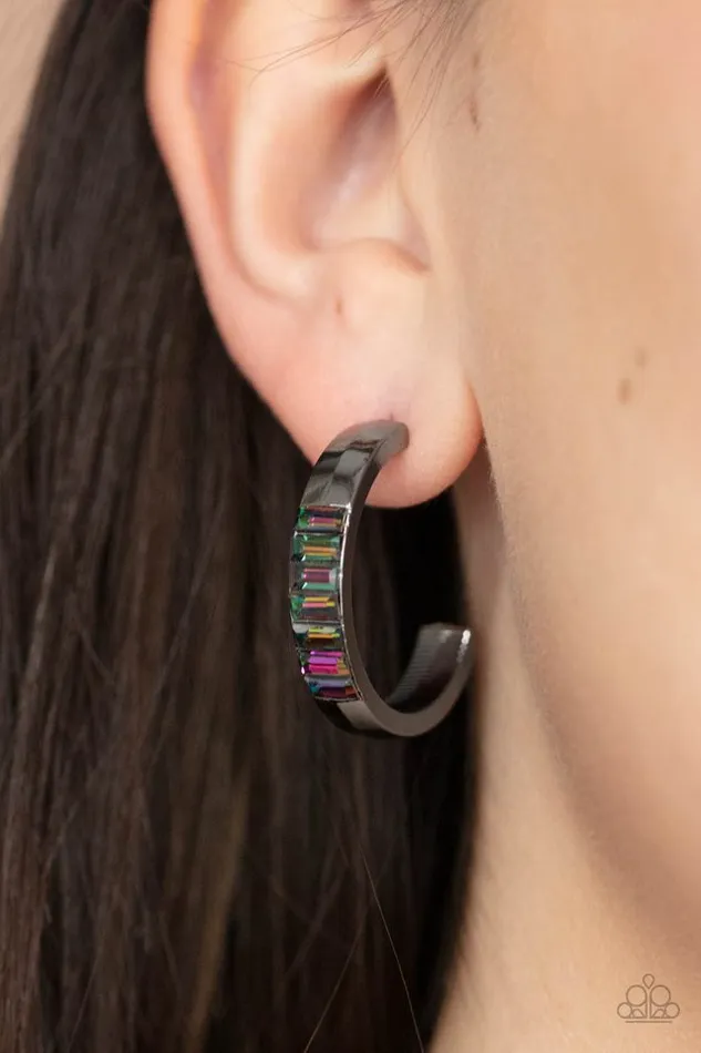 Paparazzi Earring Bursting With Brilliance Multi Paparazzi Jewelry Earrings
