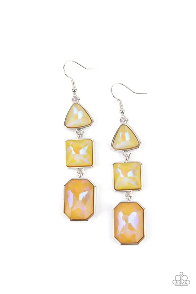 Paparazzi Earring Cosmic Culture Yellow Paparazzi Jewelry Earrings Paparazzi Earring Cosmic Culture Yellow Paparazzi Jewelry Earrings