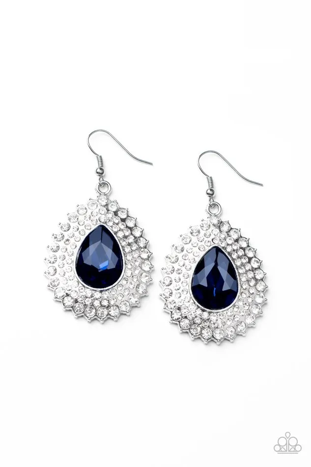 Paparazzi Earring Exquisitely Explosive Blue Paparazzi Jewelry Earrings Paparazzi Earring Exquisitely Explosive Blue Paparazzi Jewelry Earrings
