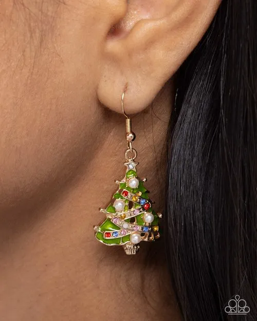 Paparazzi Earring O Christmas Tree Paparazzi Jewelry Earrings