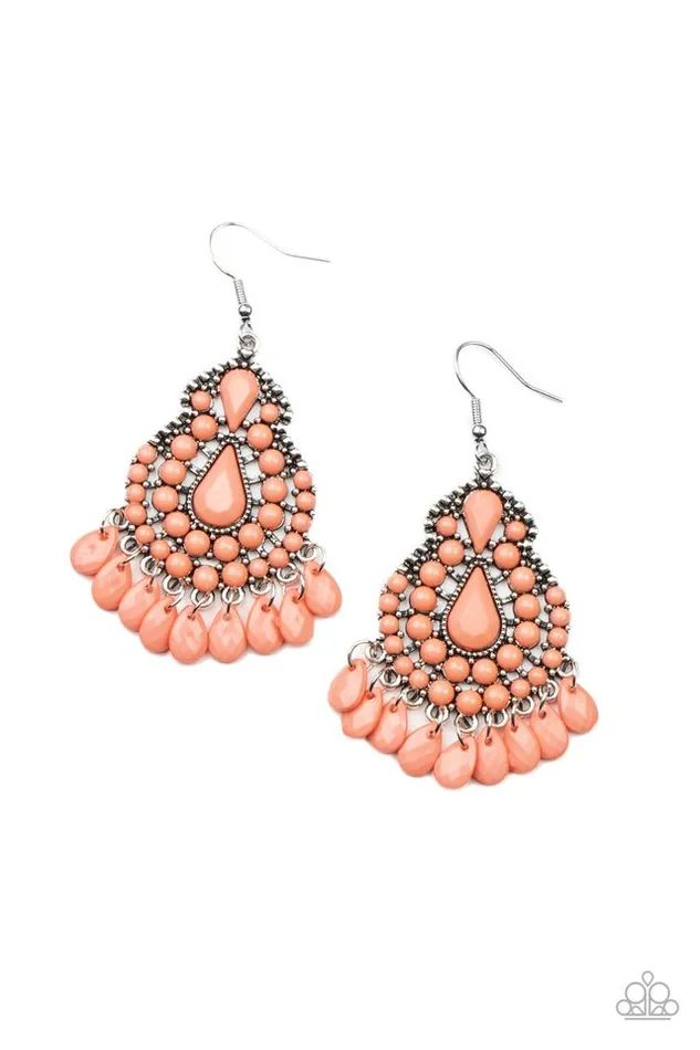 Paparazzi Earring Persian Posh Orange Paparazzi Jewelry Earrings Paparazzi Earring Persian Posh Orange Paparazzi Jewelry Earrings