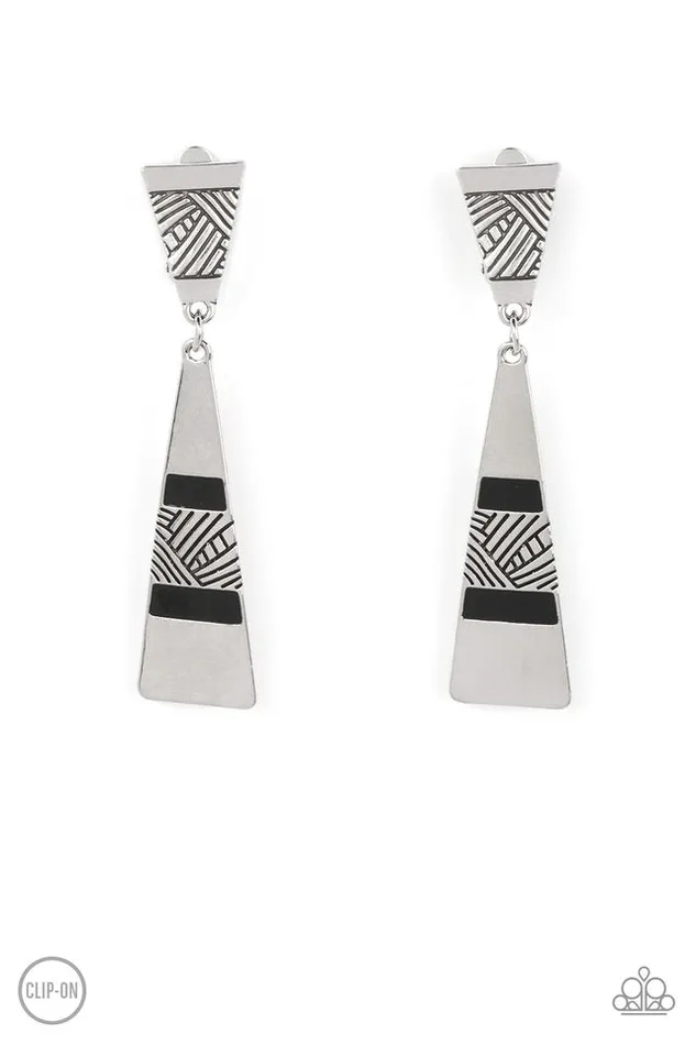 Paparazzi Earring Safari Seeker Black Paparazzi Jewelry Earrings Paparazzi Earring Safari Seeker Black Paparazzi Jewelry Earrings
