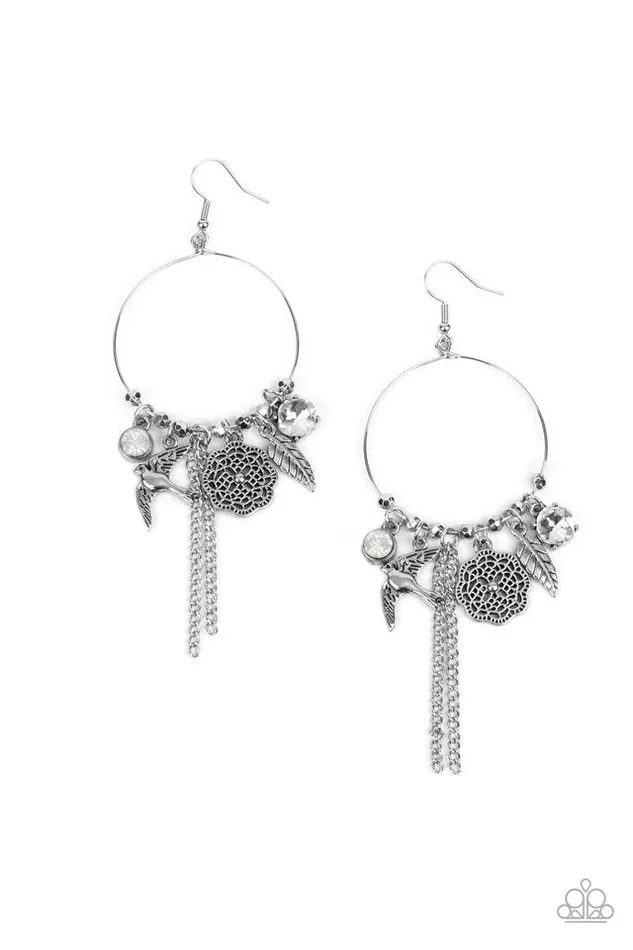Paparazzi Earring TWEET Dreams White Paparazzi Jewelry Earrings Paparazzi Earring TWEET Dreams White Paparazzi Jewelry Earrings