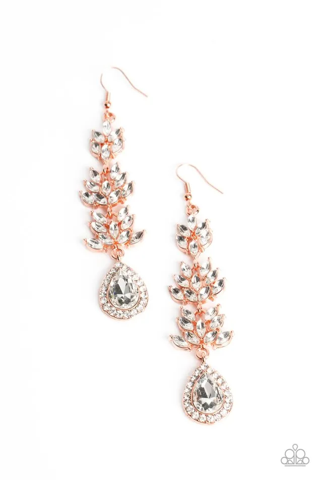 Paparazzi Earring Water Lily Whimsy Copper Paparazzi Jewelry Earrings Paparazzi Earring Water Lily Whimsy Copper Paparazzi Jewelry Earrings