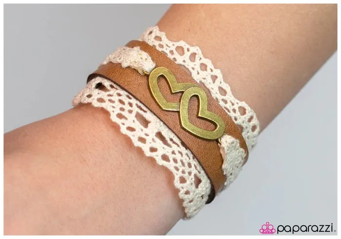 Paparazzi Jewelry Bracelets Paparazzi Bracelet All You Need Is Love Brown