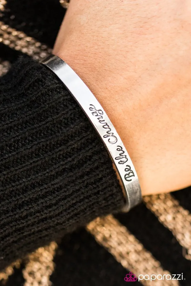 Paparazzi Jewelry Bracelets Paparazzi Bracelet Be The Change Silver