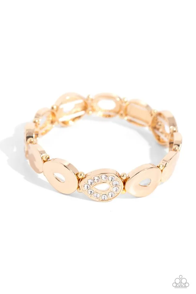 Paparazzi Jewelry Bracelets Paparazzi Bracelet Calibrated Class Gold Paparazzi Jewelry Bracelets Paparazzi Bracelet Calibrated Class Gold