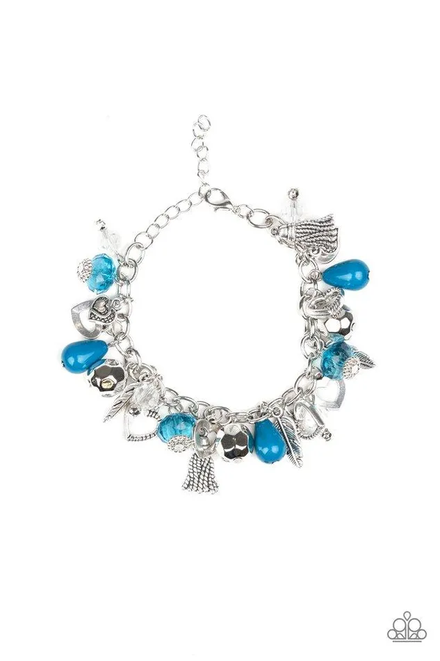 Paparazzi Jewelry Bracelets Paparazzi Bracelet Charmingly Romantic Blue