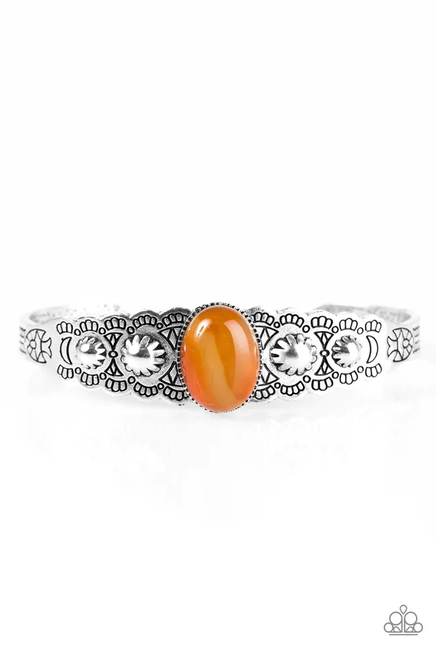Paparazzi Jewelry Bracelets Paparazzi Bracelet Desert Escapade Orange