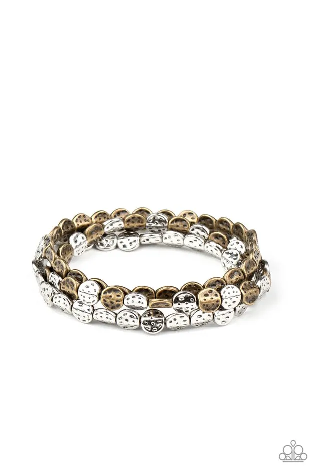 Paparazzi Jewelry Bracelets Paparazzi Bracelet Hammered Heirloom Multi