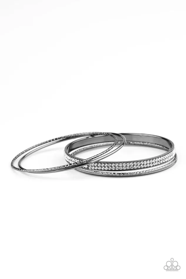 Paparazzi Jewelry Bracelets Paparazzi Bracelet Heap It On Black Paparazzi Jewelry Bracelets Paparazzi Bracelet Heap It On Black