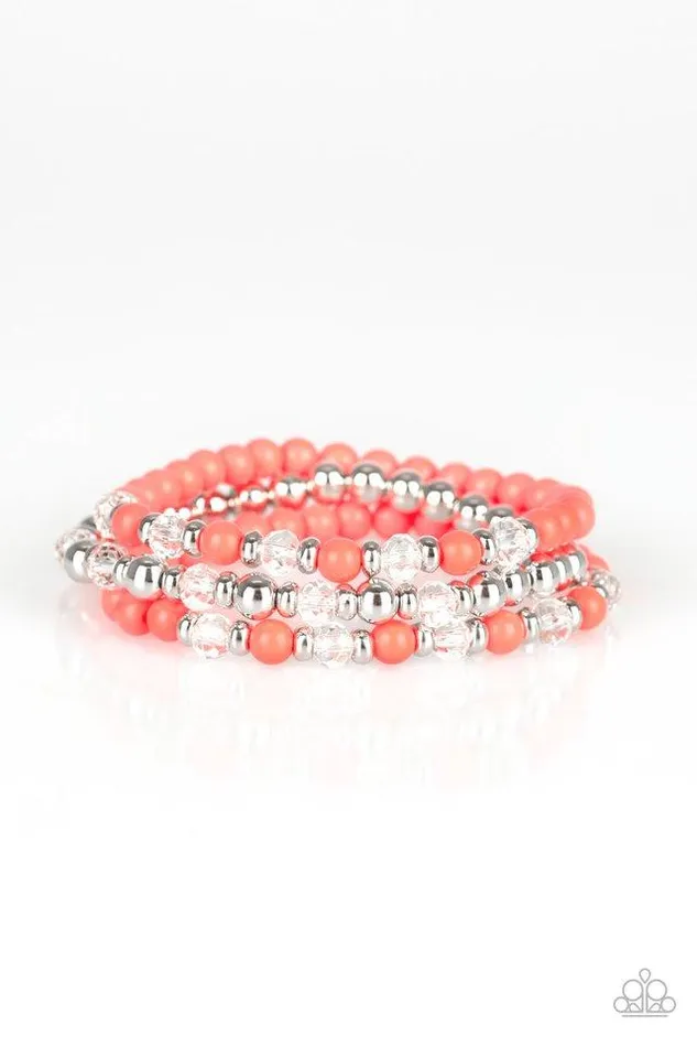 Paparazzi Jewelry Bracelets Paparazzi Bracelet Irresistibly Irresistible Orange
