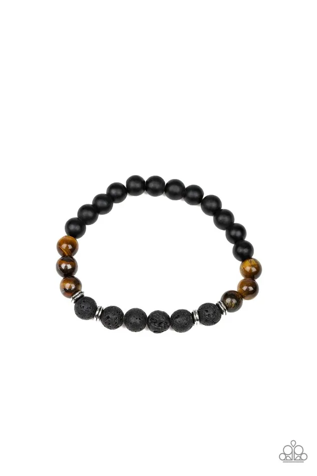 Paparazzi Jewelry Bracelets Paparazzi Bracelet Karma Brown