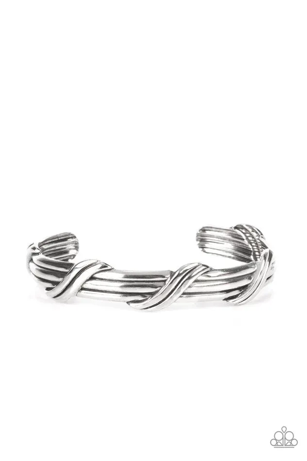 Paparazzi Jewelry Bracelets Paparazzi Bracelet Last Man Standing Silver Paparazzi Jewelry Bracelets Paparazzi Bracelet Last Man Standing Silver
