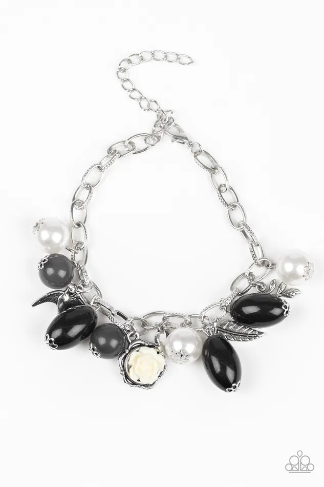 Paparazzi Jewelry Bracelets Paparazzi Bracelet Love Doves Black