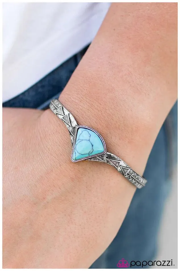 Paparazzi Jewelry Bracelets Paparazzi Bracelet Swift As An Arrow Blue