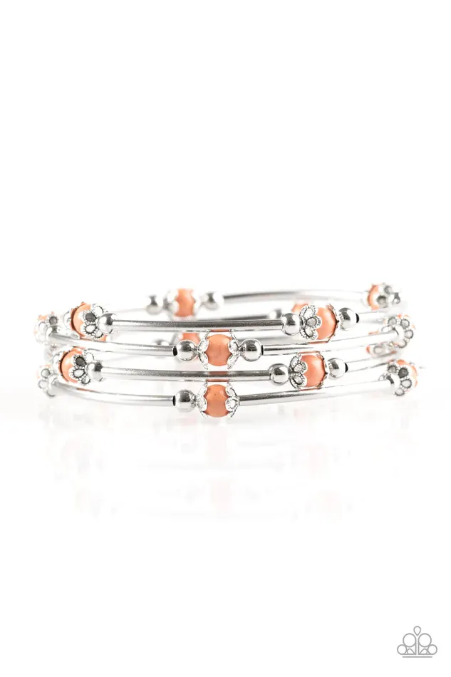 Paparazzi Jewelry Bracelets Paparazzi Bracelet Trade Route Orange