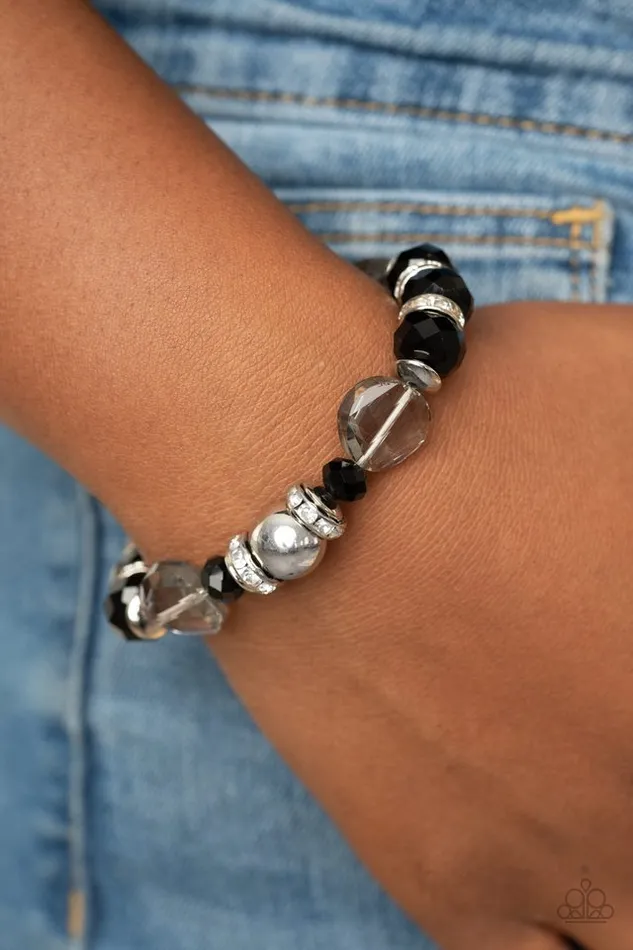 Paparazzi Jewelry Bracelets Paparazzi Bracelet Treat Yourself Black