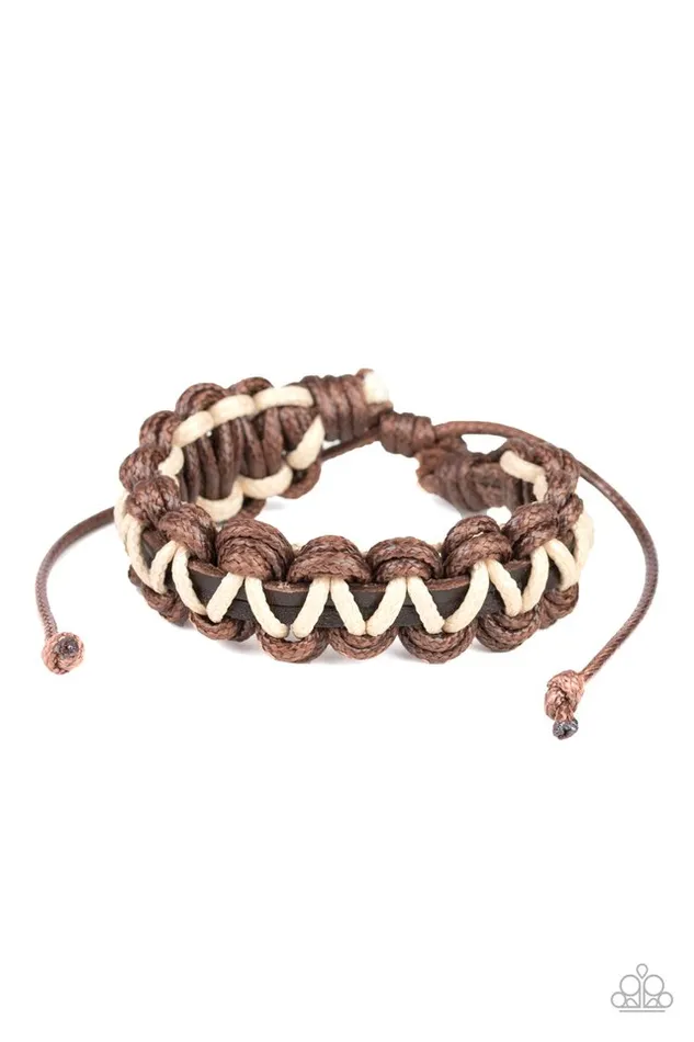 Paparazzi Jewelry Bracelets Paparazzi Bracelet WEAVE It At That Brown Paparazzi Jewelry Bracelets Paparazzi Bracelet WEAVE It At That Brown