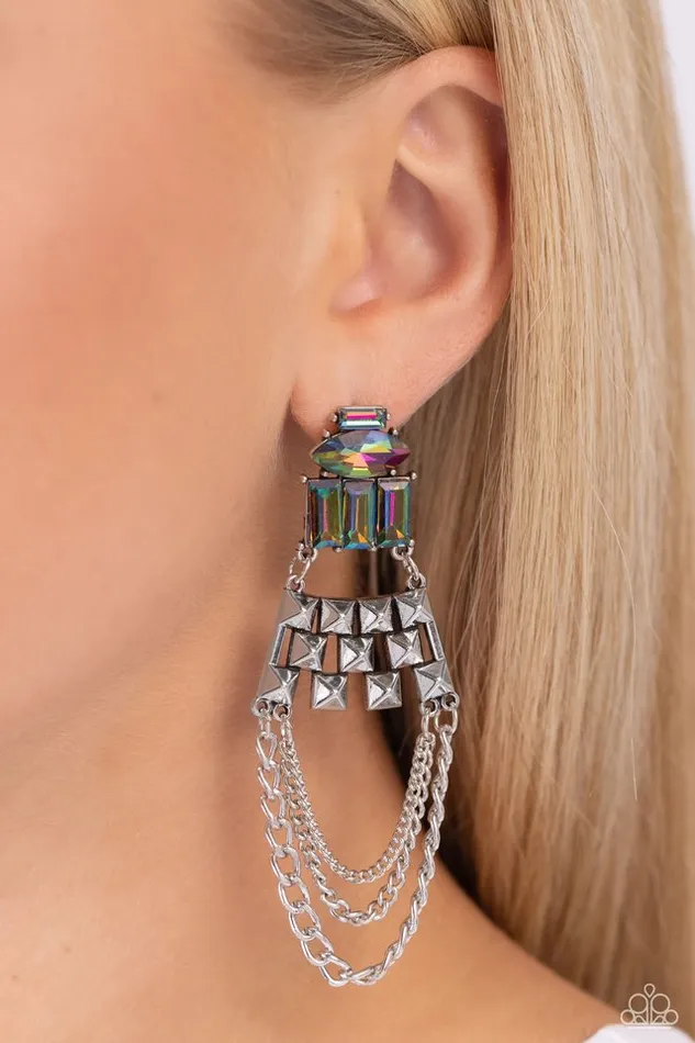 Paparazzi Jewelry Earrings Paparazzi Earring Dangling Art Deco Multi