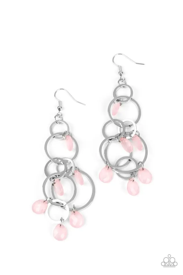 Paparazzi Jewelry Earrings Paparazzi Earring Dizzyingly Dreamy Pink Paparazzi Jewelry Earrings Paparazzi Earring Dizzyingly Dreamy Pink