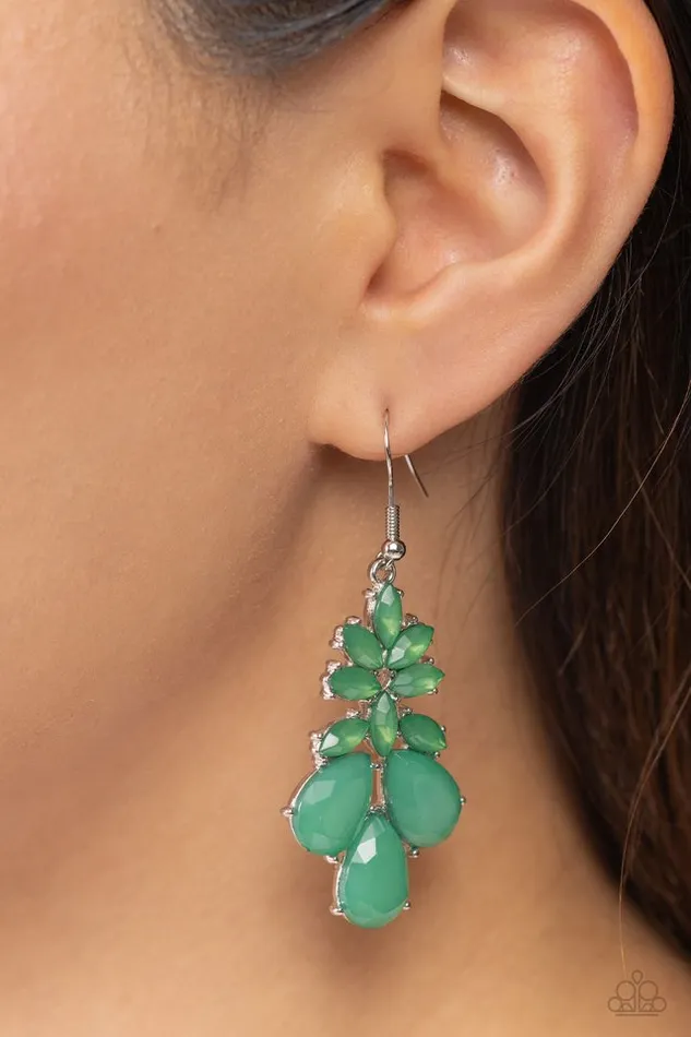 Paparazzi Jewelry Earrings Paparazzi Earring Fashionista Fiesta Green