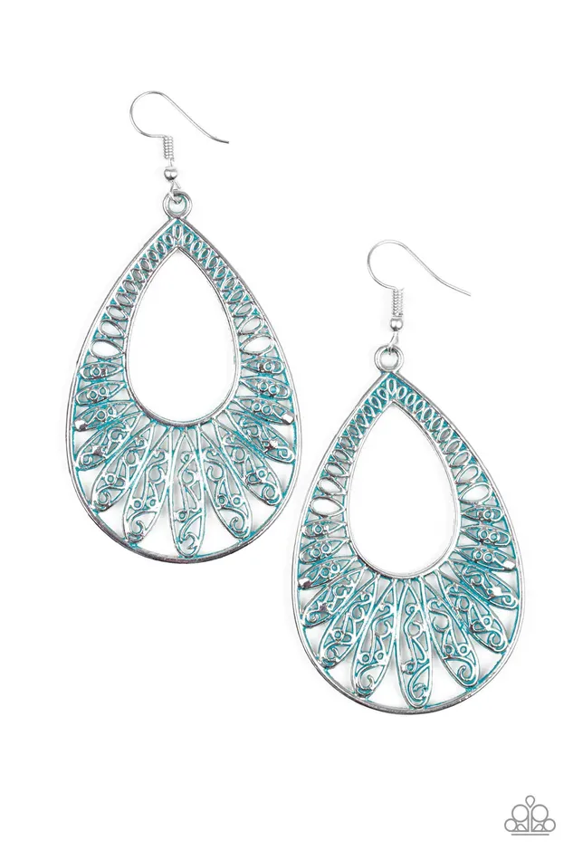 Paparazzi Jewelry Earrings Paparazzi Earring Flamingo Flamenco Blue
