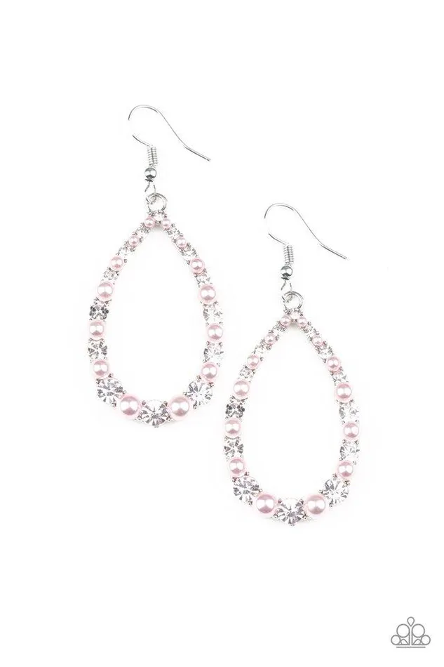 Paparazzi Jewelry Earrings Paparazzi Earring Gala GoGetter Pink