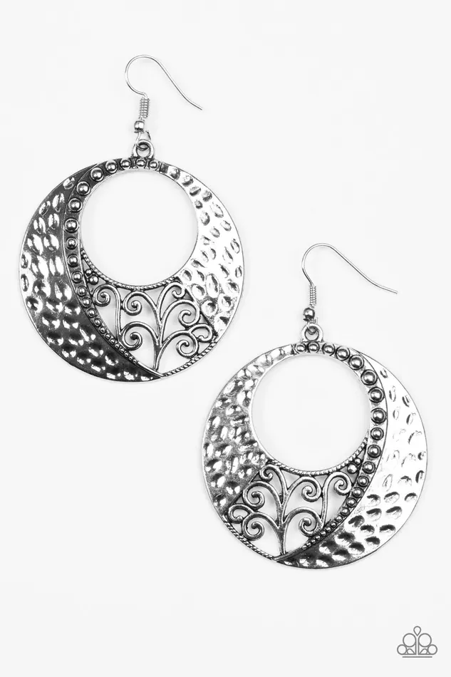 Paparazzi Jewelry Earrings Paparazzi Earring Hey Thats VINE Silver