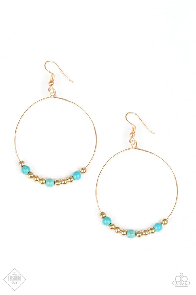 Paparazzi Jewelry Earrings Paparazzi Earring Say A Little PRAIRIE Blue