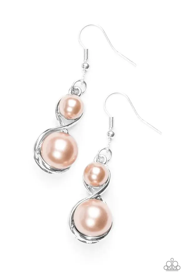 Paparazzi Jewelry Earrings Paparazzi Earring Set The Stage Brown