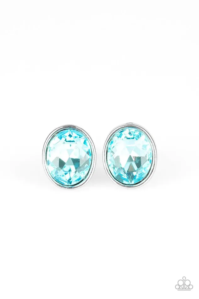 Paparazzi Jewelry Earrings Paparazzi Earring Stunning Shine Blue