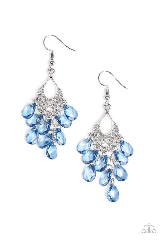 Paparazzi Jewelry Earrings Paparazzi Earring What Happens In Maui Blue