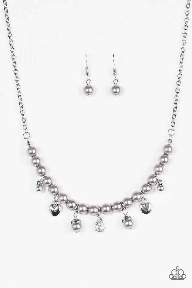 Paparazzi Jewelry Necklaces Paparazzi Necklace A HEARTLuck Story Silver