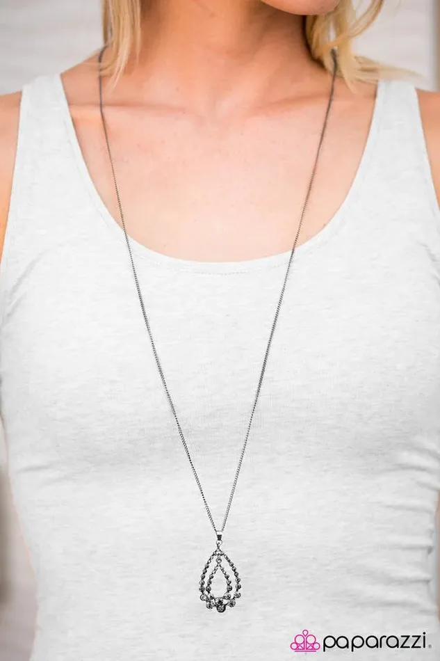 Paparazzi Jewelry Necklaces Paparazzi Necklace A Sparkle Affair Black