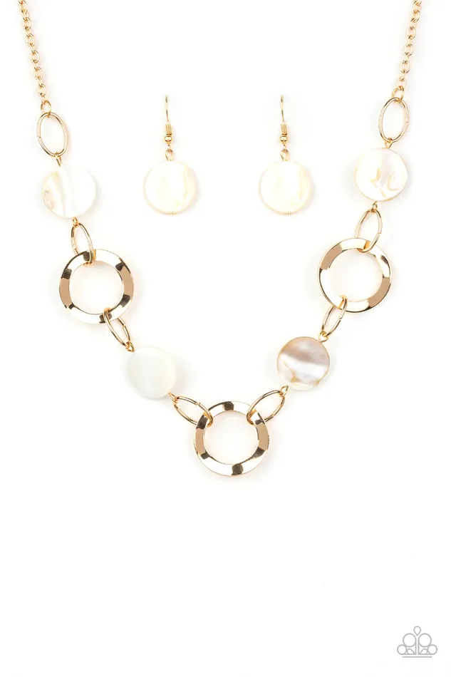 Paparazzi Jewelry Necklaces Paparazzi Necklace Bermuda Bliss Gold