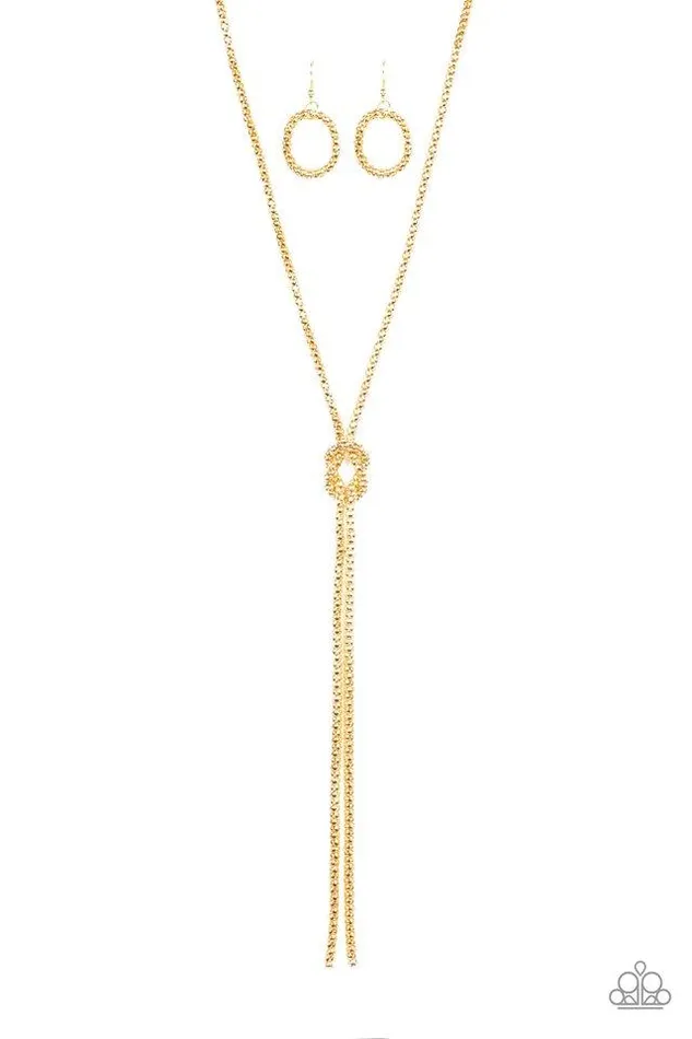 Paparazzi Jewelry Necklaces Paparazzi Necklace Born Ready Gold