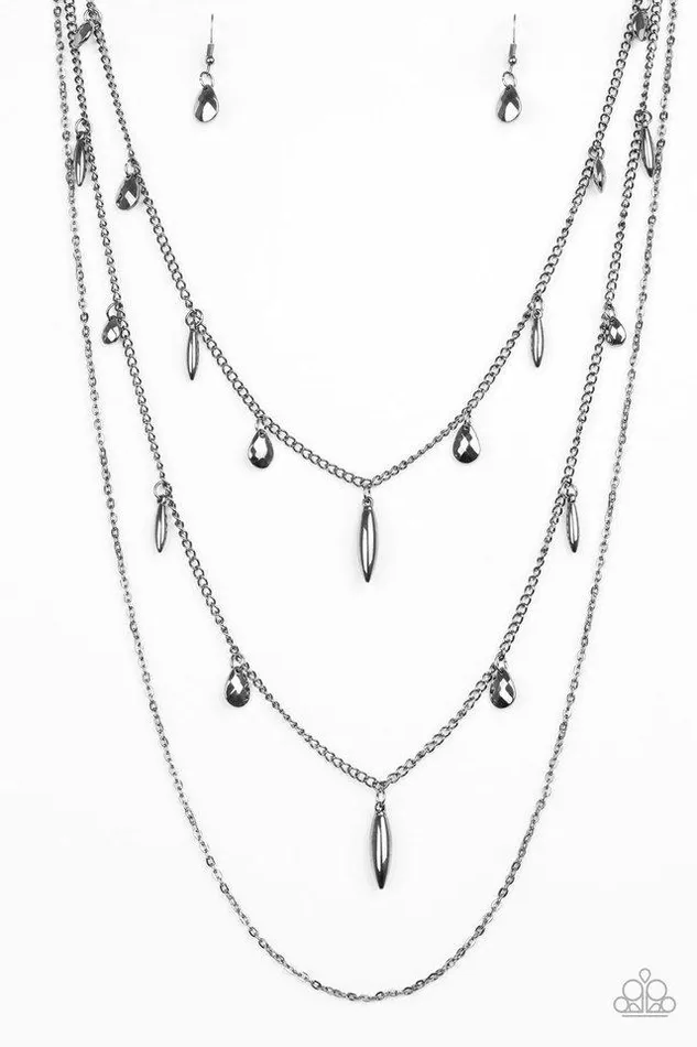Paparazzi Jewelry Necklaces Paparazzi Necklace Bravo Bravado Black