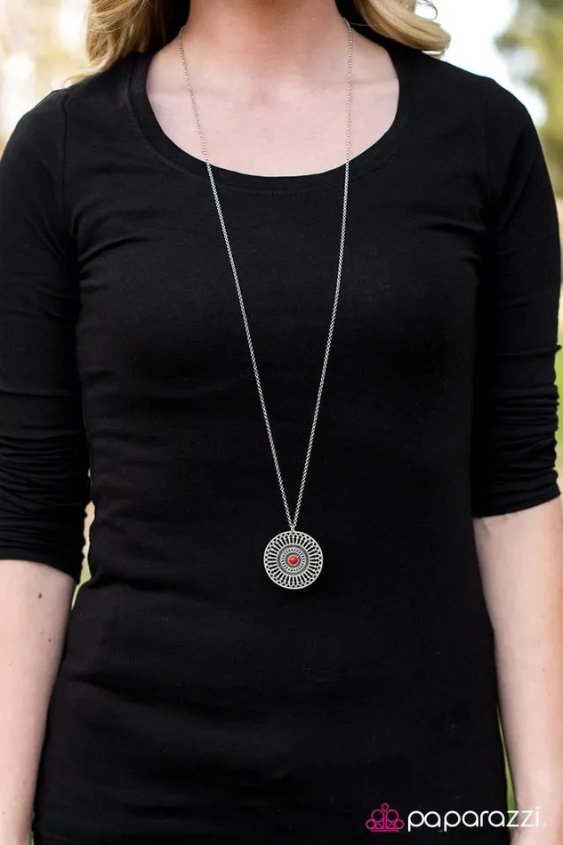 Paparazzi Jewelry Necklaces Paparazzi Necklace Colorful Wonder Red