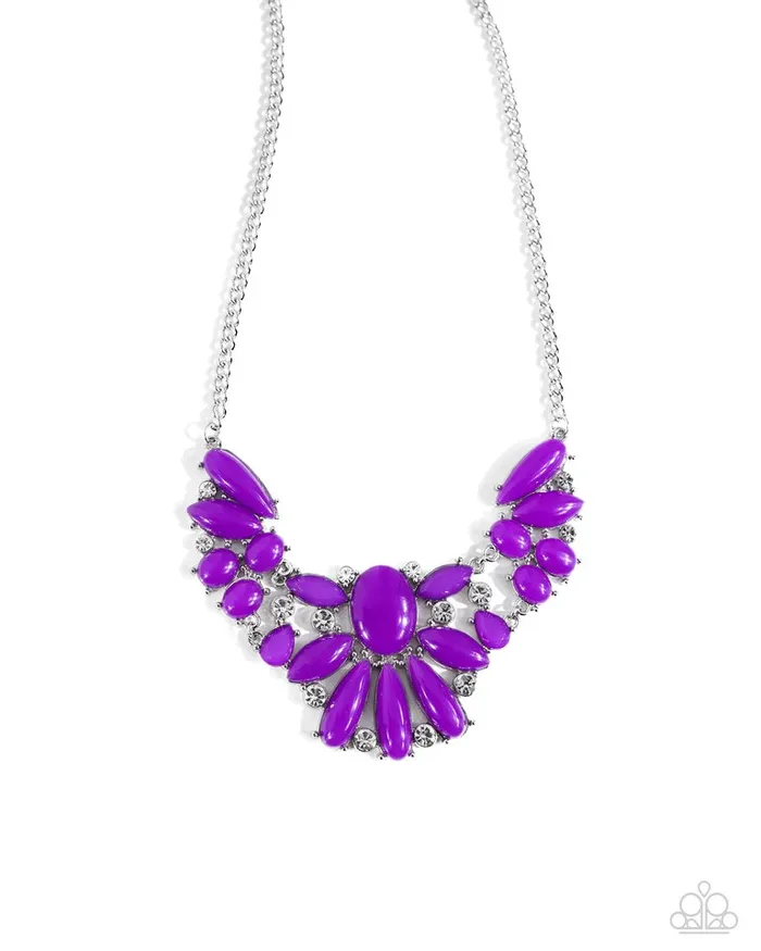 Paparazzi Jewelry Necklaces Paparazzi Necklace Dazzling Diadem Purple Paparazzi Jewelry Necklaces Paparazzi Necklace Dazzling Diadem Purple