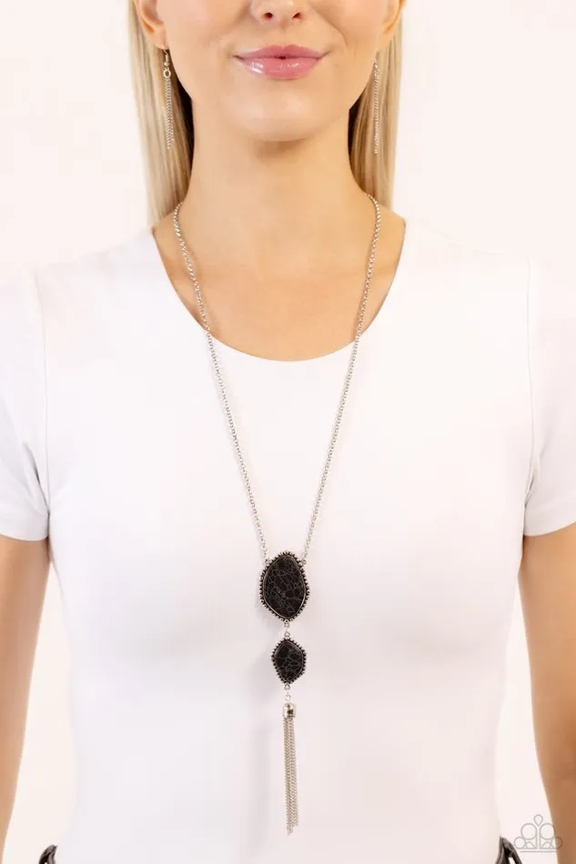 Paparazzi Jewelry Necklaces Paparazzi Necklace Desert Darling Black
