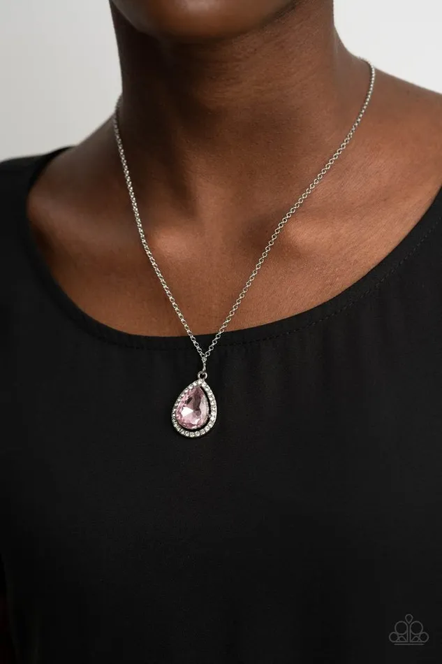 Paparazzi Jewelry Necklaces Paparazzi Necklace Duchess Decorum Pink
