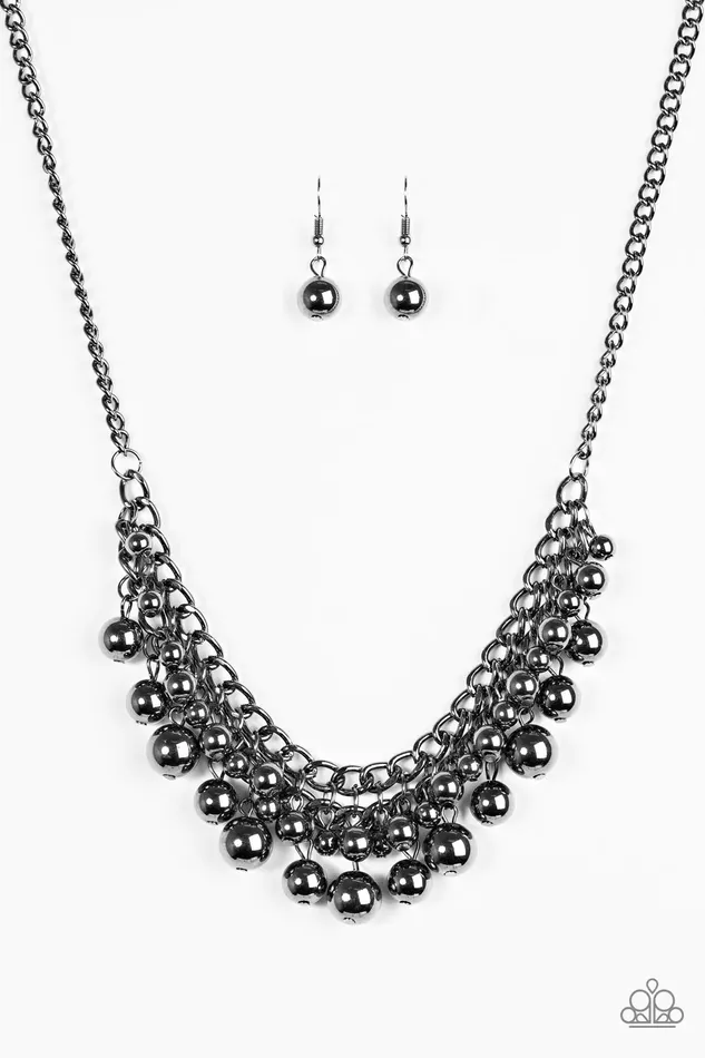 Paparazzi Jewelry Necklaces Paparazzi Necklace Heels and Hustle Black