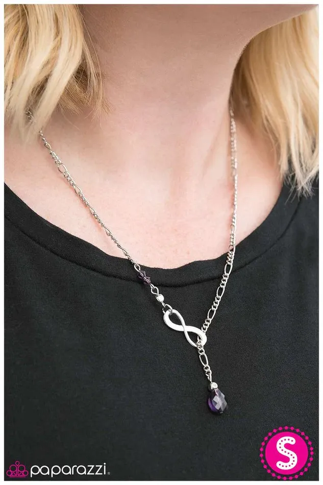 Paparazzi Jewelry Necklaces Paparazzi Necklace If Tomorrow Never Comes Purple