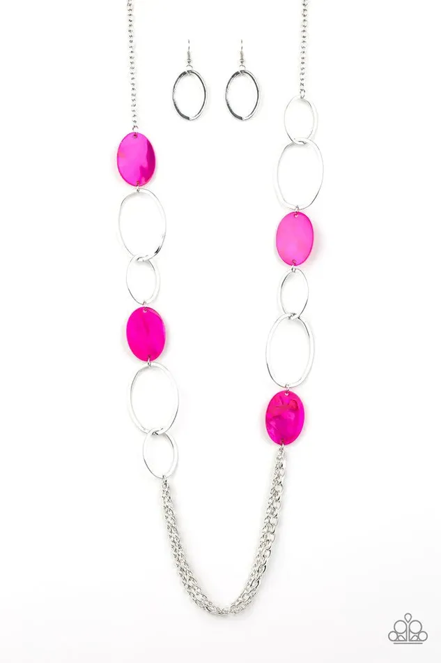 Paparazzi Jewelry Necklaces Paparazzi Necklace Kaleidoscope Coasts Pink