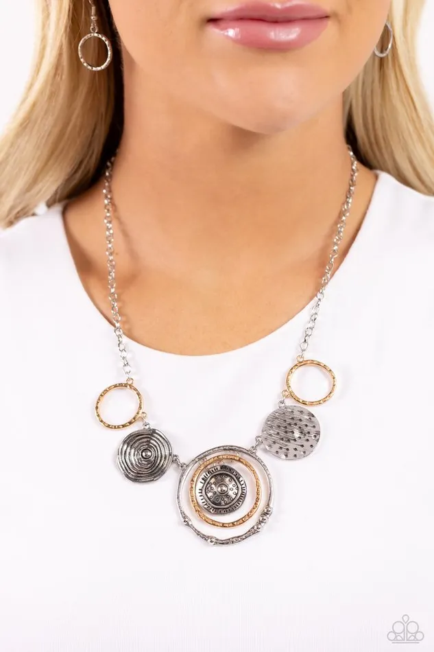 Paparazzi Jewelry Necklaces Paparazzi Necklace Mysterious Masterpiece Silver