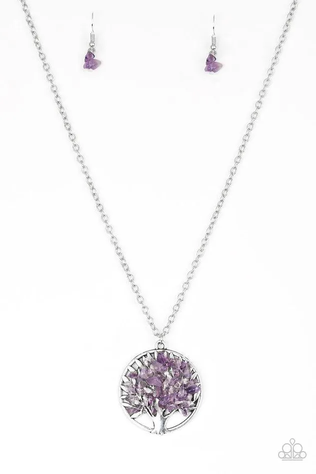 Paparazzi Jewelry Necklaces Paparazzi Necklace Naturally Nirvana Purple