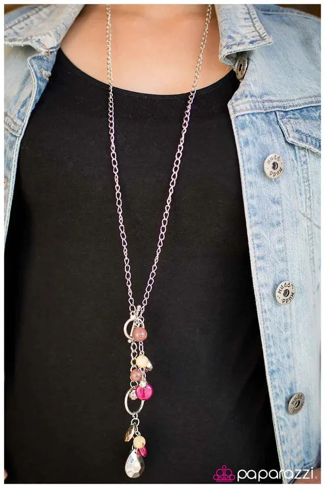 Paparazzi Jewelry Necklaces Paparazzi Necklace Over Under Around and Through Multi