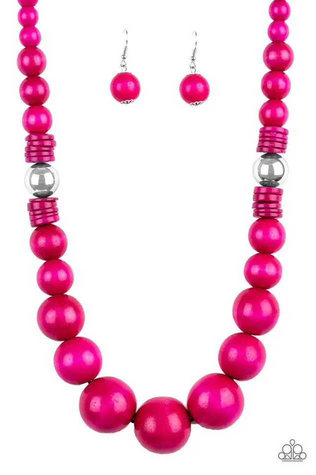 Paparazzi Jewelry Necklaces Paparazzi Necklace Panama Panorama Pink